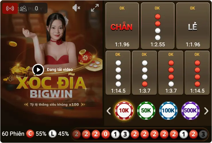 Xóc Đĩa BigWin
